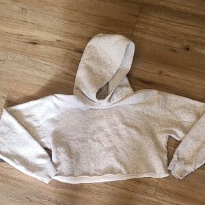 TNA EUC Gray Women's Cropped Hoodie, Medium